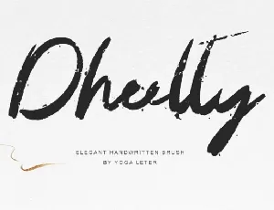 Dheelty font