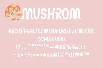 Mushrom font