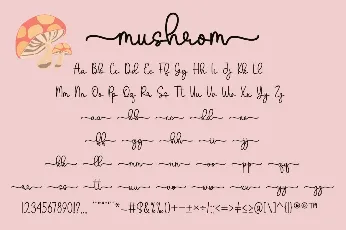 Mushrom font