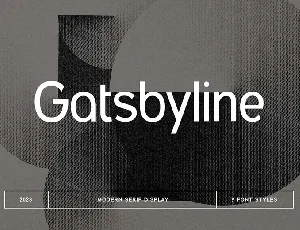 Gatsbyline Family font