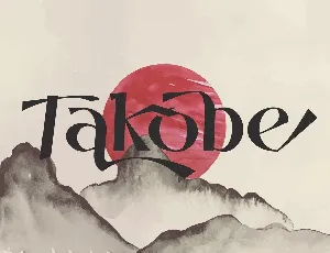 Takobe font