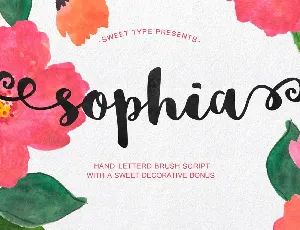 Sophia Free font