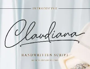 Claudiana font