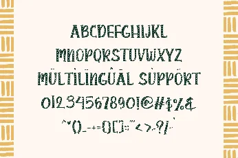 Polkadot font