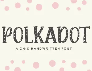 Polkadot font