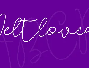 Veltloved font