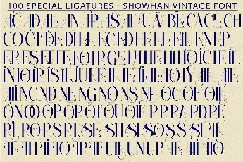 Showhan Vintage Demo font