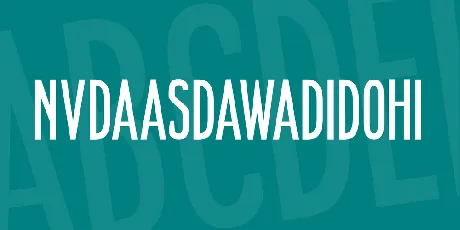 NVDAASDAWADIDOHI font