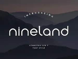 Nineland Display font