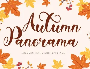 Autumn Panorama font