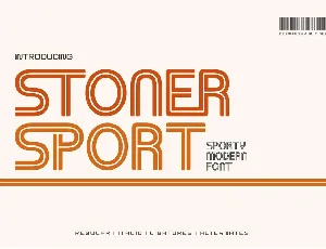 Stoner Sport font