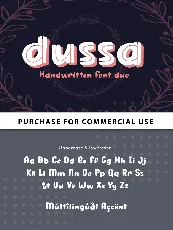 Dussa font