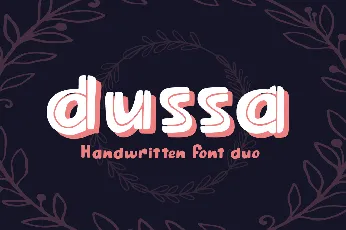 Dussa font