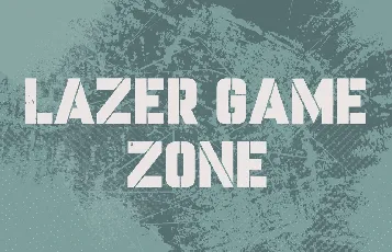 Lazer Game Zone font