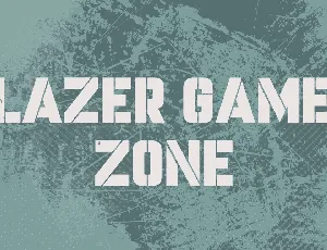 Lazer Game Zone font