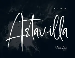 Astavilla font