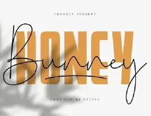 Honey Bunney Duo font