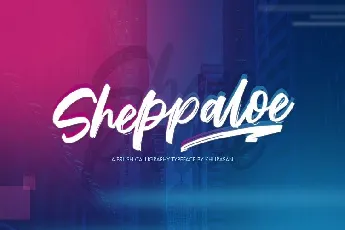 Sheppaloe Brush font