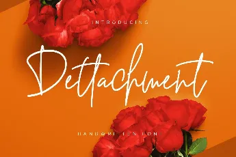 Dettachment font