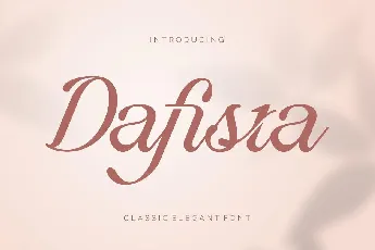 Dafista font