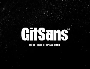 GitSans Display font