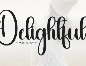 Delighful Script font