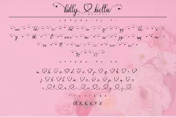 Billy Bella font