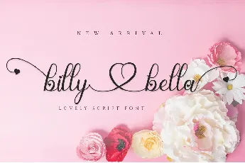 Billy Bella font