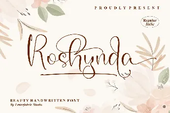 Roshynda font