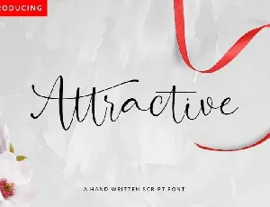 Attractive Modern Handwritten font