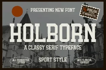 Holborn font