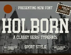 Holborn font