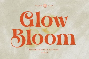 Glow Bloom DEMO font