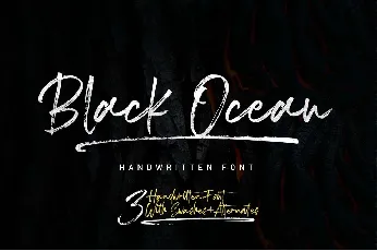 Black Ocean font