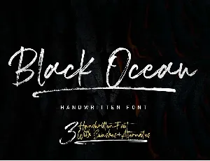 Black Ocean font