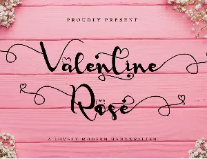 Valentine Rose font