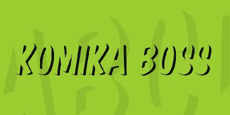 Komika Boss font