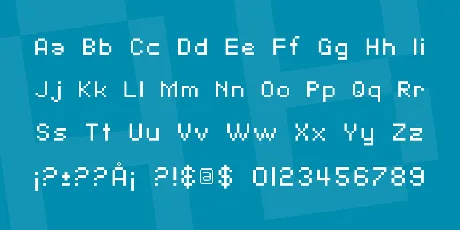 SF Pixelate font