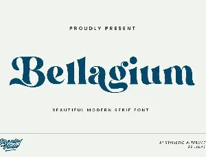 Bellagium font