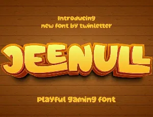 Jeenull font