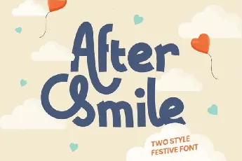 After Smile Display font