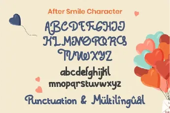 After Smile Display font