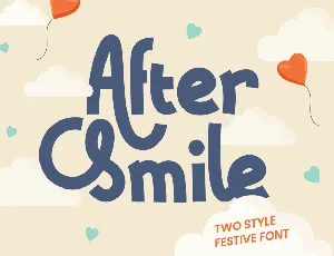 After Smile Display font