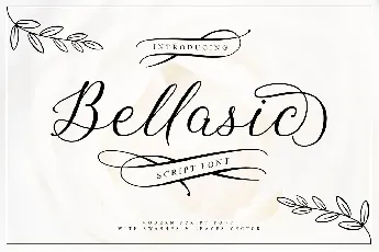 Bellasic Script font