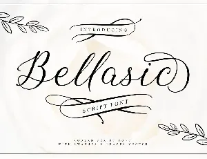 Bellasic Script font