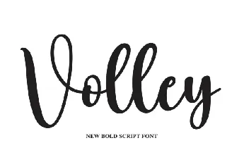 Volley Script font