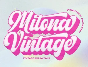 Mitona Script font