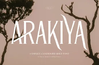 Arakiya font