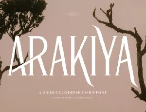 Arakiya font