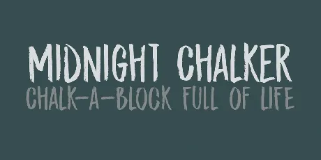 DK Midnight Chalker Free font